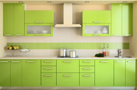 Green kitchen design ideas for your home